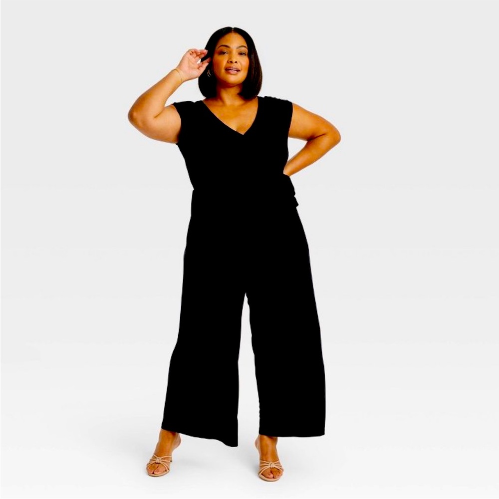 Plus black romper